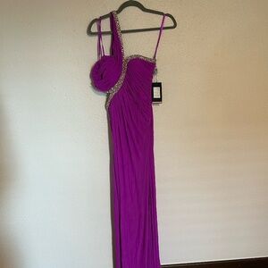 La Femme Prom Dress (Magenta)